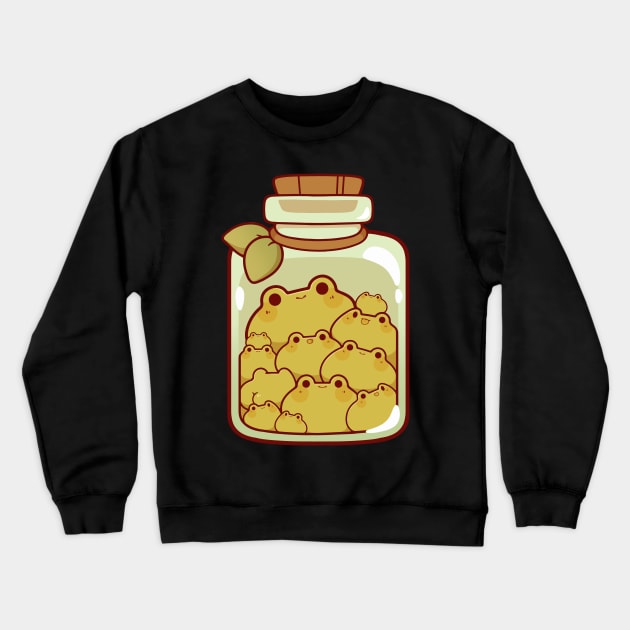 Jar of pickled frogs Crewneck Sweatshirt by Rihnlin